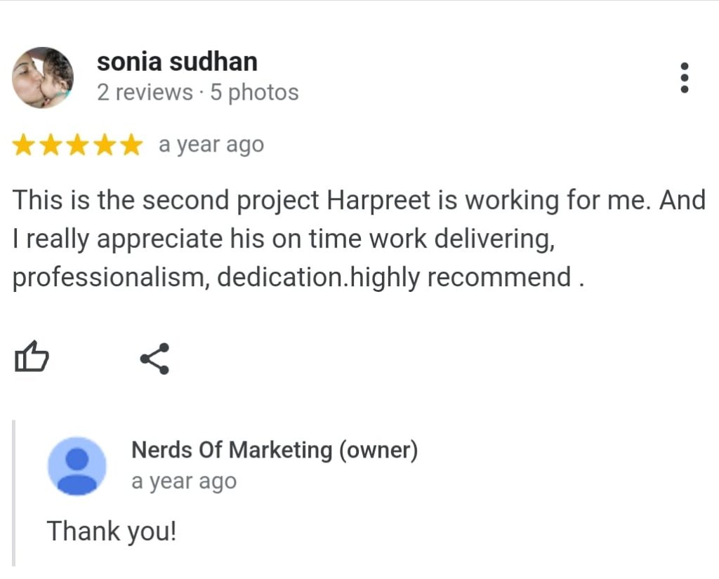 Google Review Customer 1